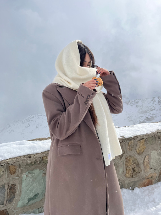پالتو فوتر زنانه کوکی پاییز زمستان جنس فوتر با کیفیت